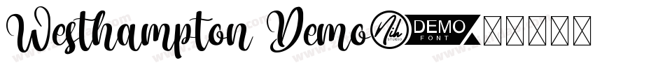 Westhampton Demo字体转换